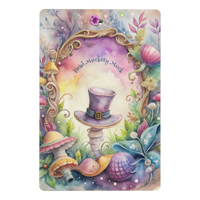 Minicarpeta De Pinza Create Your Own Whimsical Purple Top Hat (Reverso)