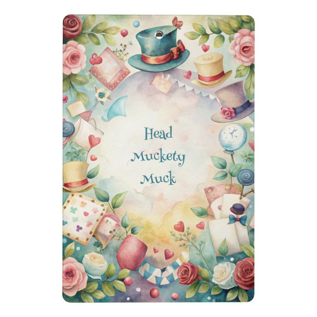 Minicarpeta De Pinza Create Your Own Whimsical Tea Party Madness (Reverso)
