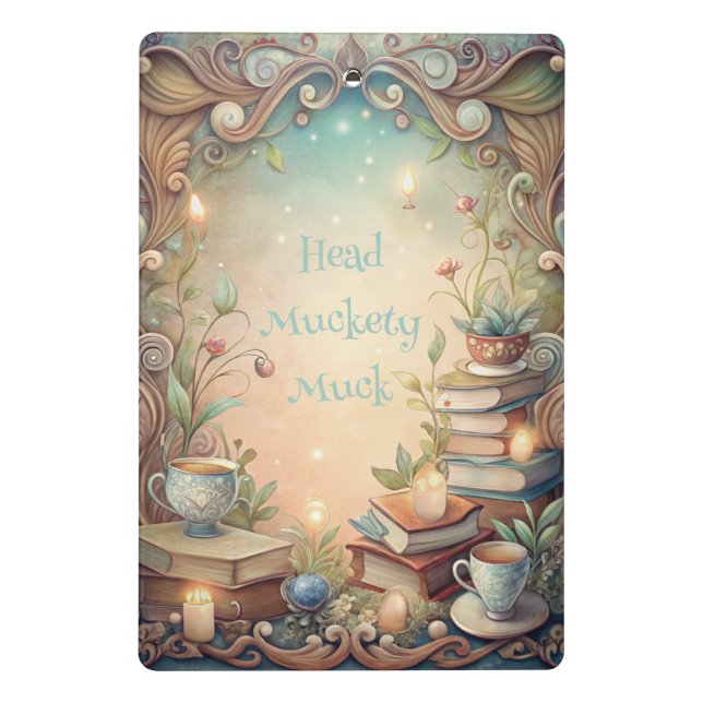 Minicarpeta De Pinza Create Your Own Whimsical Tea Party Tales (Reverso)