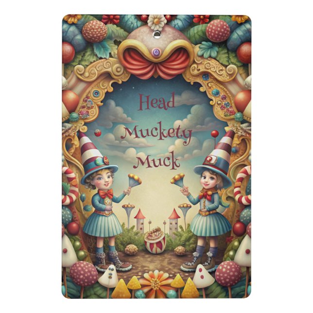 Minicarpeta De Pinza Create Your Own Whimsical Tweedle Girls (Reverso)