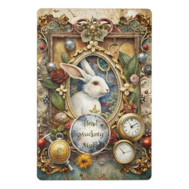 Minicarpeta De Pinza Create Your Own Whimsical White Rabbit