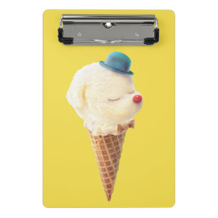 Minicarpeta De Pinza Crema De Hielo De Cachorro