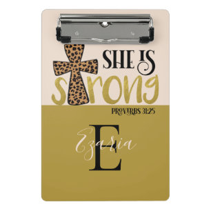 Minicarpeta De Pinza Cristiana Personalizada Es Proverbios Fuertes 31