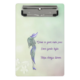 Minicarpeta De Pinza Cuaderno en espiral de calma refinada