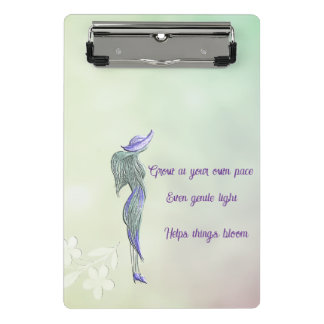 Minicarpeta De Pinza Cuaderno en espiral de calma refinada