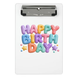 Minicarpeta De Pinza Cumpleaños feliz