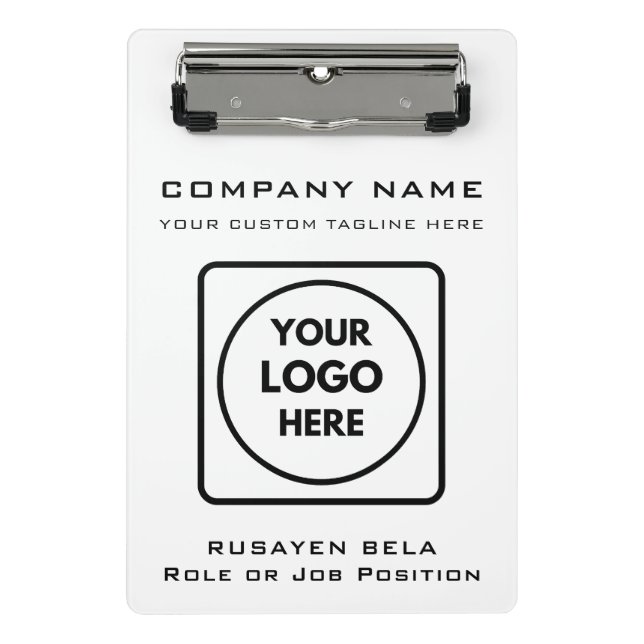 Minicarpeta De Pinza Custom Company Logo Mini Pro clipboard (Anverso)