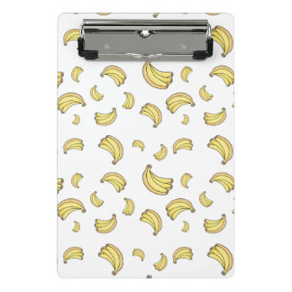 Minicarpeta De Pinza Cute Banana Pattern | Hand Drawn Banana Aesthetic