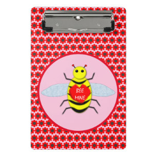 Minicarpeta De Pinza Cute Día de San Valentín Bee