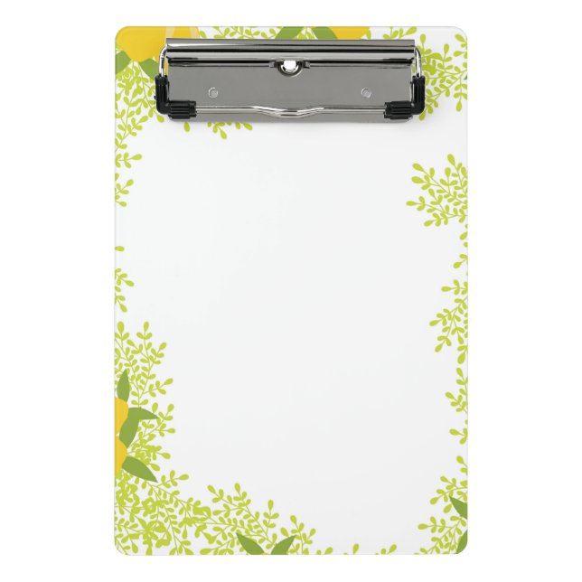 Minicarpeta De Pinza Cute & Functional Mini Lemon Design Clipboard (Anverso)