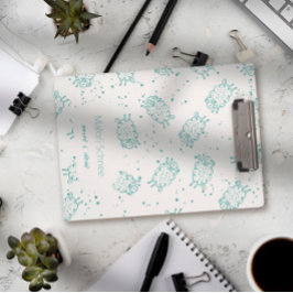 Minicarpeta De Pinza Cute Sheep – Whimsical Seamless Pattern