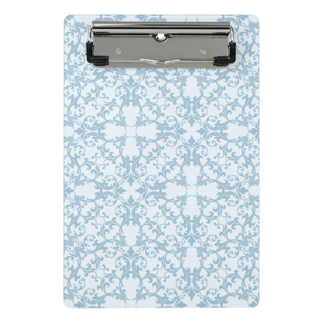 Minicarpeta De Pinza Damasco azul claro (Anverso)
