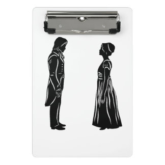 Minicarpeta De Pinza Darcy & Lizzy silhouette plus quote