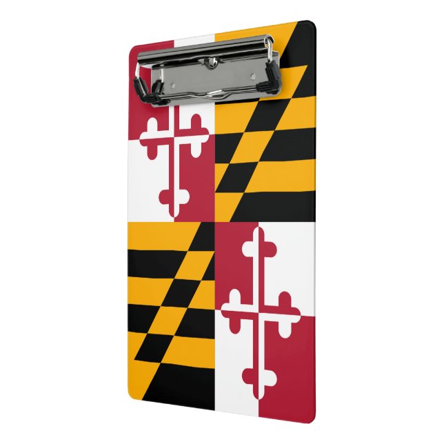 Minicarpeta De Pinza Decoración estilo bandera del estado de Maryland (Angulado 2)