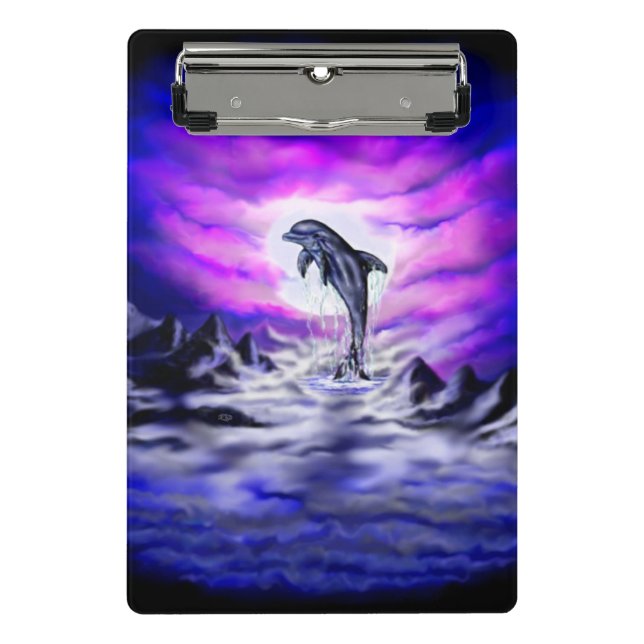 Minicarpeta De Pinza Delfín lúfono (Anverso)