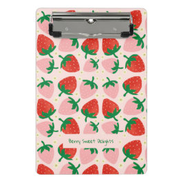Minicarpeta De Pinza Delicias Dulces de Frutas  Rosa Suave