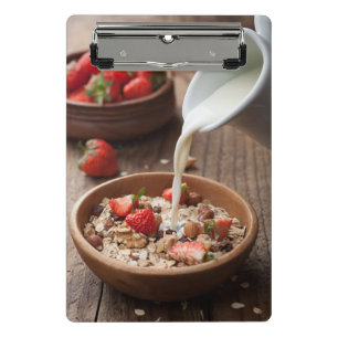 Minicarpeta De Pinza Desayuno sano