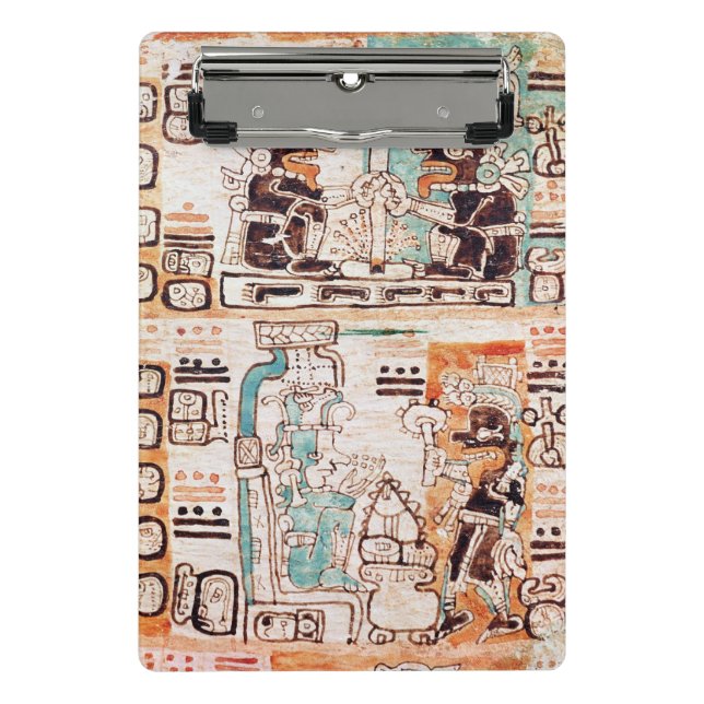 Minicarpeta De Pinza Detalle de un códice maya (Anverso)