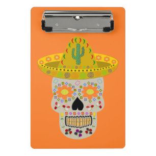 Minicarpeta De Pinza Día de la Calavera Muerta en México