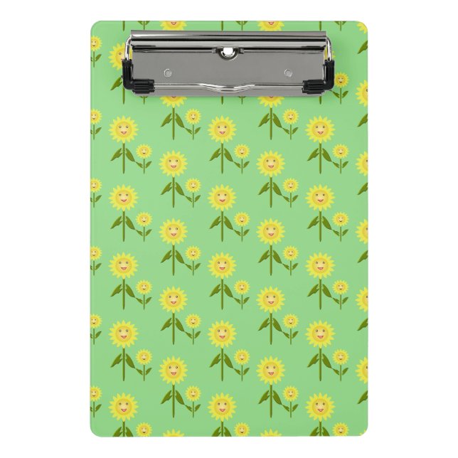Minicarpeta De Pinza Día de la Madre Sunflowers Patterned (Anverso)