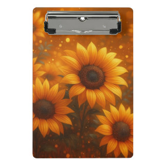 Minicarpeta De Pinza Diario de Girasol