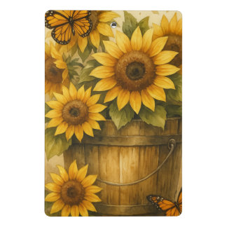 Minicarpeta De Pinza Diario de Girasol