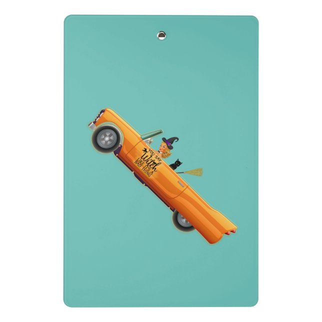 Minicarpeta De Pinza Dices que la bruja es algo malo (Reverso)