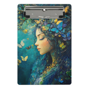 Minicarpeta De Pinza Diosa del Bosque Encantado con Mariposas (1)