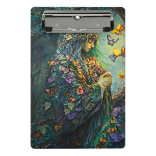 Minicarpeta De Pinza Diosa del Bosque Encantado con Mariposas (3)