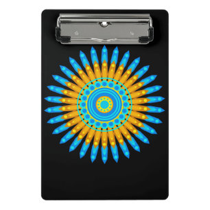 Minicarpeta De Pinza Diseño Círculo de arte de Mandala geométrica 48256
