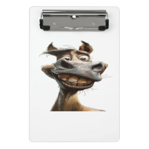 Minicarpeta De Pinza diseño de arte burro divertido