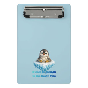 Minicarpeta De Pinza Diseño de Conservación del Cambio Climático de Pin