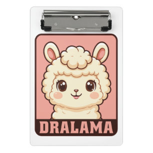 Minicarpeta De Pinza Diseño de ilustración de llama adorable
