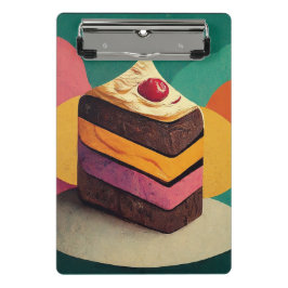 Minicarpeta De Pinza Diseño de pasteles coloridos