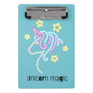 Minicarpeta De Pinza Diseño de unicornio cutáneo