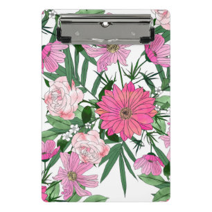 Minicarpeta De Pinza Diseño floral de jardín boho chic
