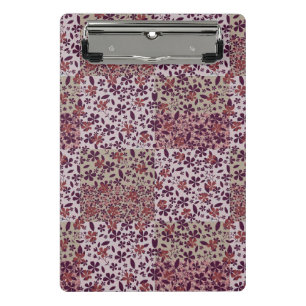 Minicarpeta De Pinza Diseño floral vintage – Manta botánica clásica