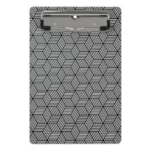 Minicarpeta De Pinza Diseño geométrico del arte del modelo