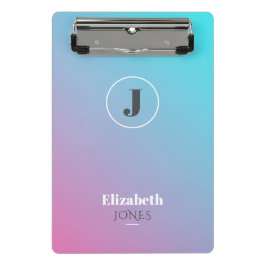 Minicarpeta De Pinza Diseño minimalista en tonos pastel