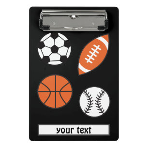 Minicarpeta De Pinza Divertida bola deportiva