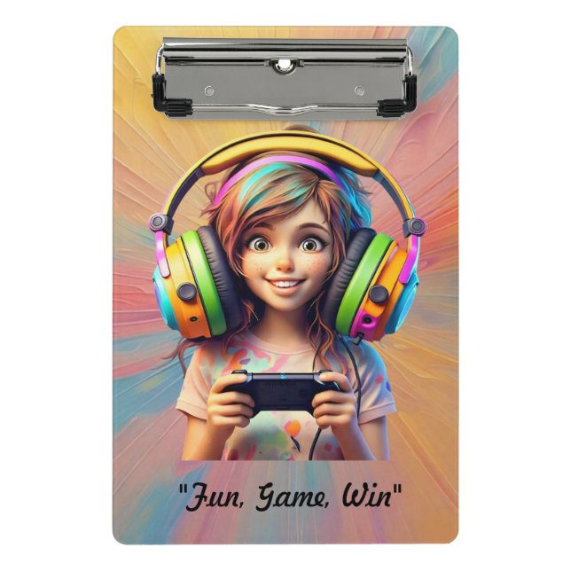 Minicarpeta De Pinza "Divertida Game Adventure" (Anverso)