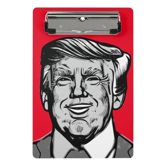 MINICARPETA DE PINZA DONALD TRUMP (Anverso)