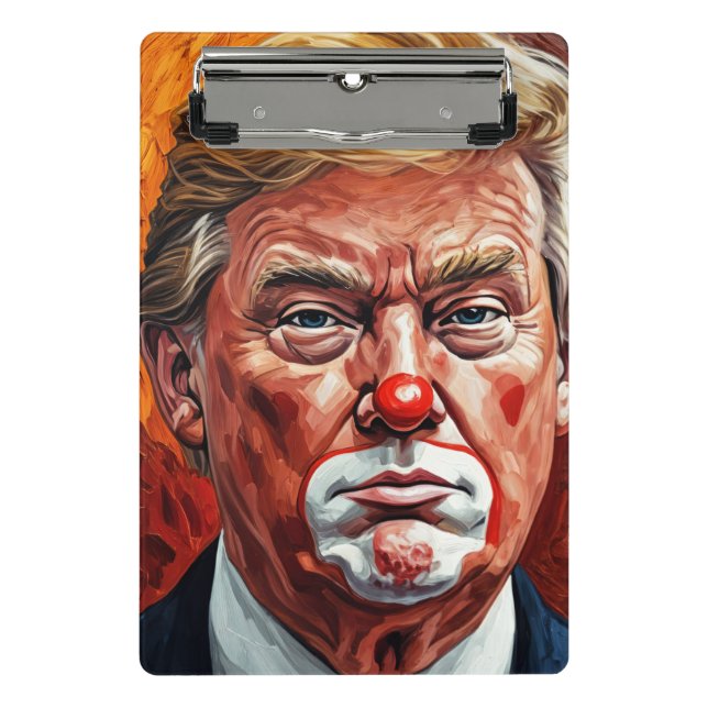 Minicarpeta De Pinza donald trump clown  (Anverso)
