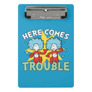 Minicarpeta De Pinza Dr. Seuss   Cosa Uno Cosa Dos Aquí Viene el Proble