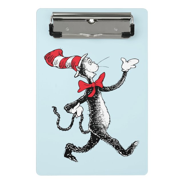 Minicarpeta De Pinza Dr. Seuss | Gato en la caminata del gato Gorra (Anverso)