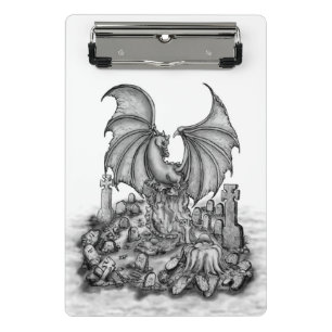 Minicarpeta De Pinza Dragón con zombi