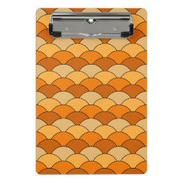 Minicarpeta De Pinza Dragon Scales, Fans, Waves, Seigaiha, Orange