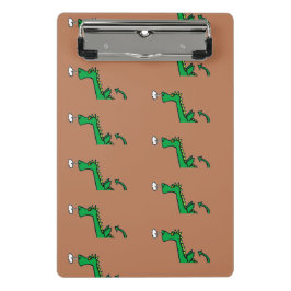 Minicarpeta De Pinza Dragón verde respiratorio al aire