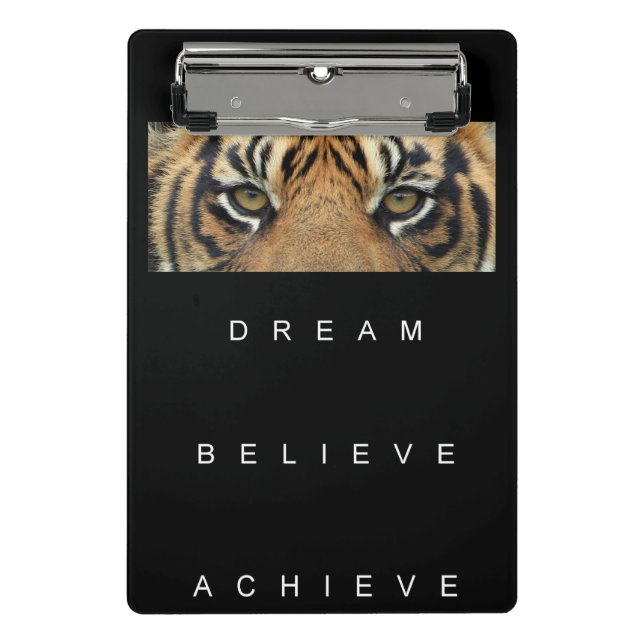 Minicarpeta De Pinza Dream Believe Achive Motivational Inspirador (Anverso)