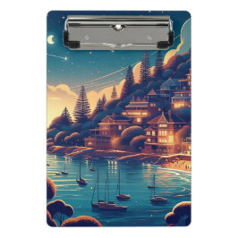 Minicarpeta De Pinza Dreamy Coastal Night